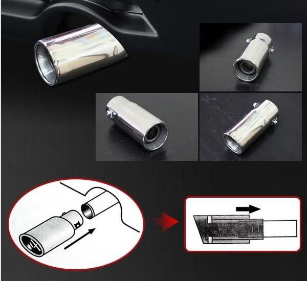 Chụp đuôi pô trang trí ống xả ô tô 4-5 chỗ (5.5 cm)