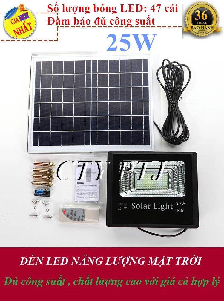 Đèn  năng lượng mặt trời 25W