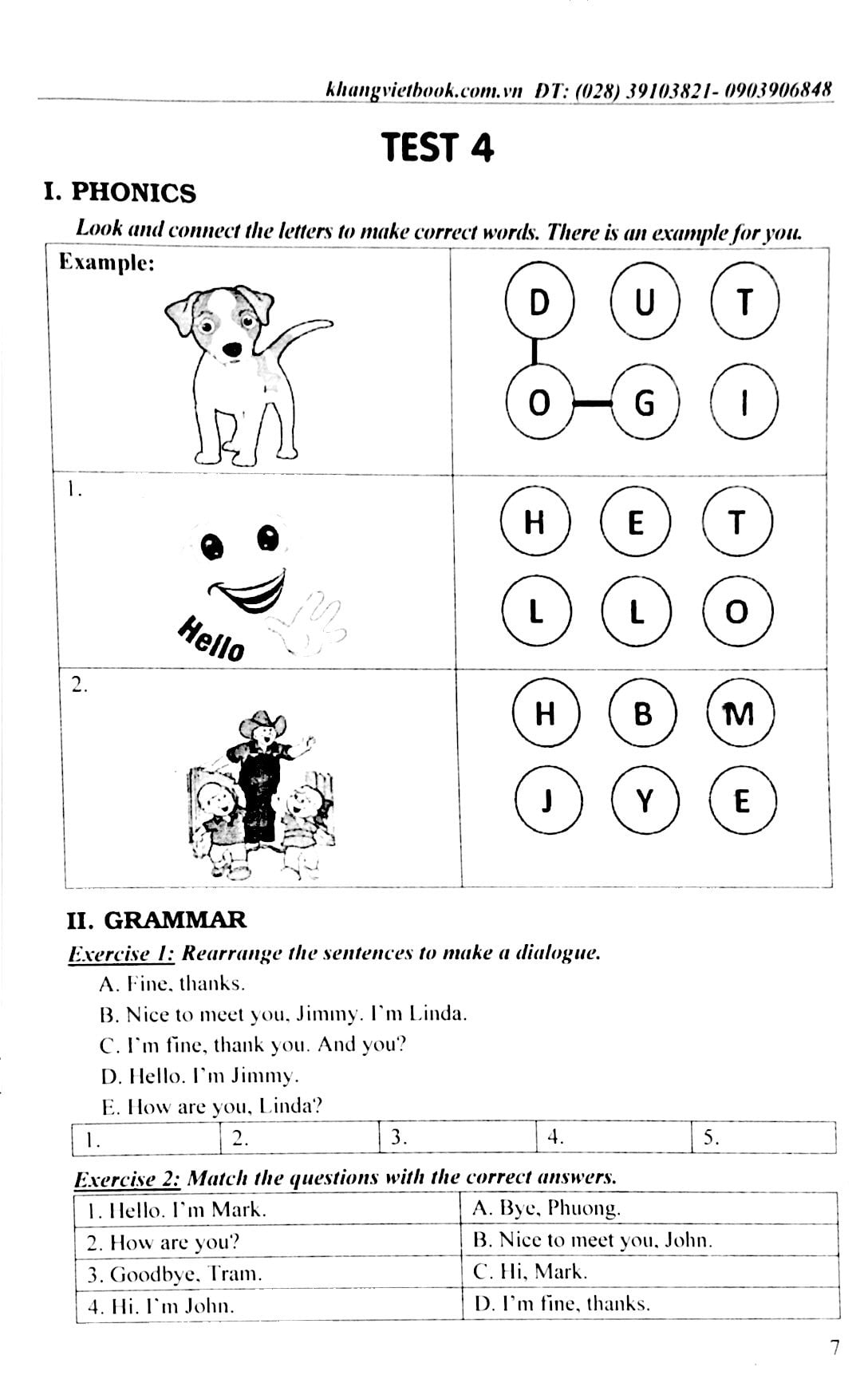 Fahasa - 100 Đề Kiểm Tra Tiếng Anh 3