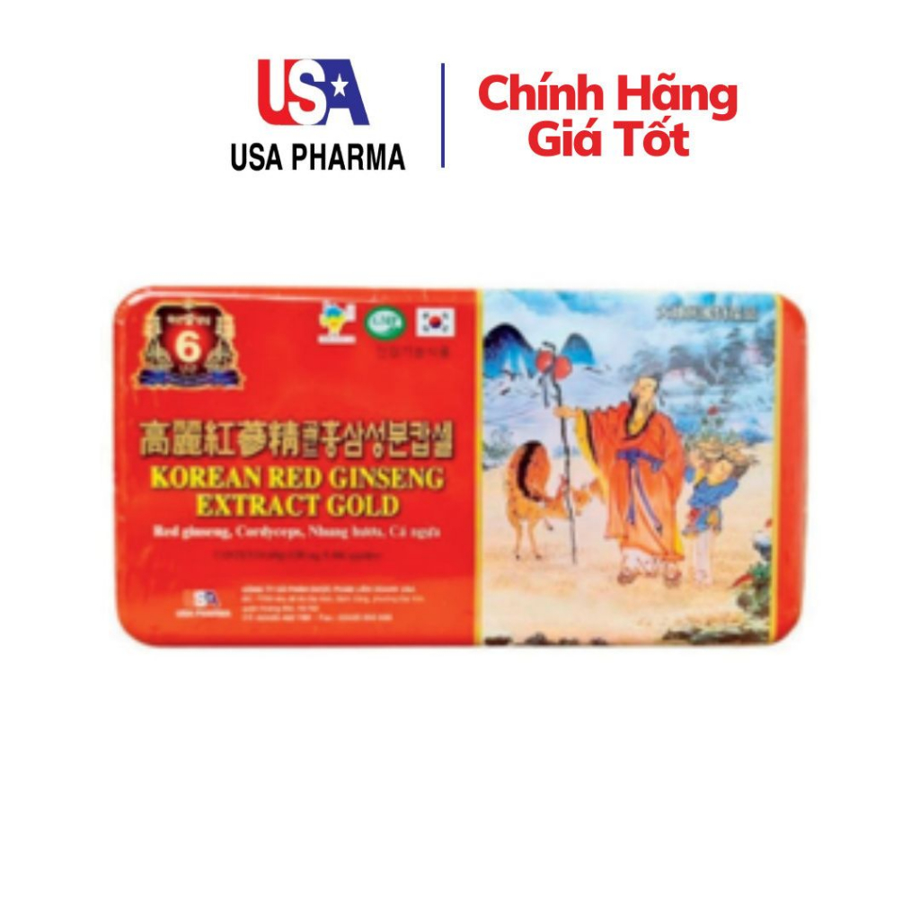 Sâm Korean Red Ginseng Extract Gold - Hộp 60 viên