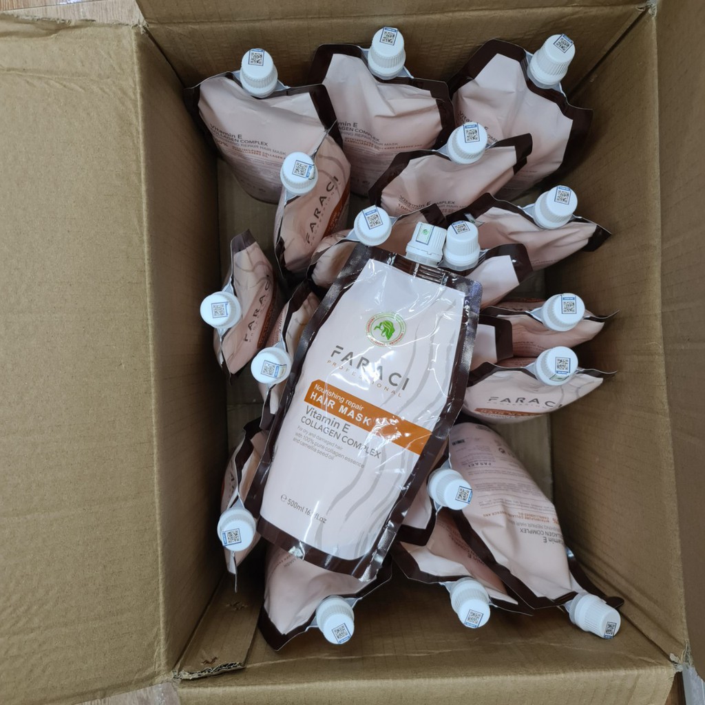 (Chính hãng công ty) HẤP COLLAGEN SIÊU MỀM MƯỢT FARACI 500ML