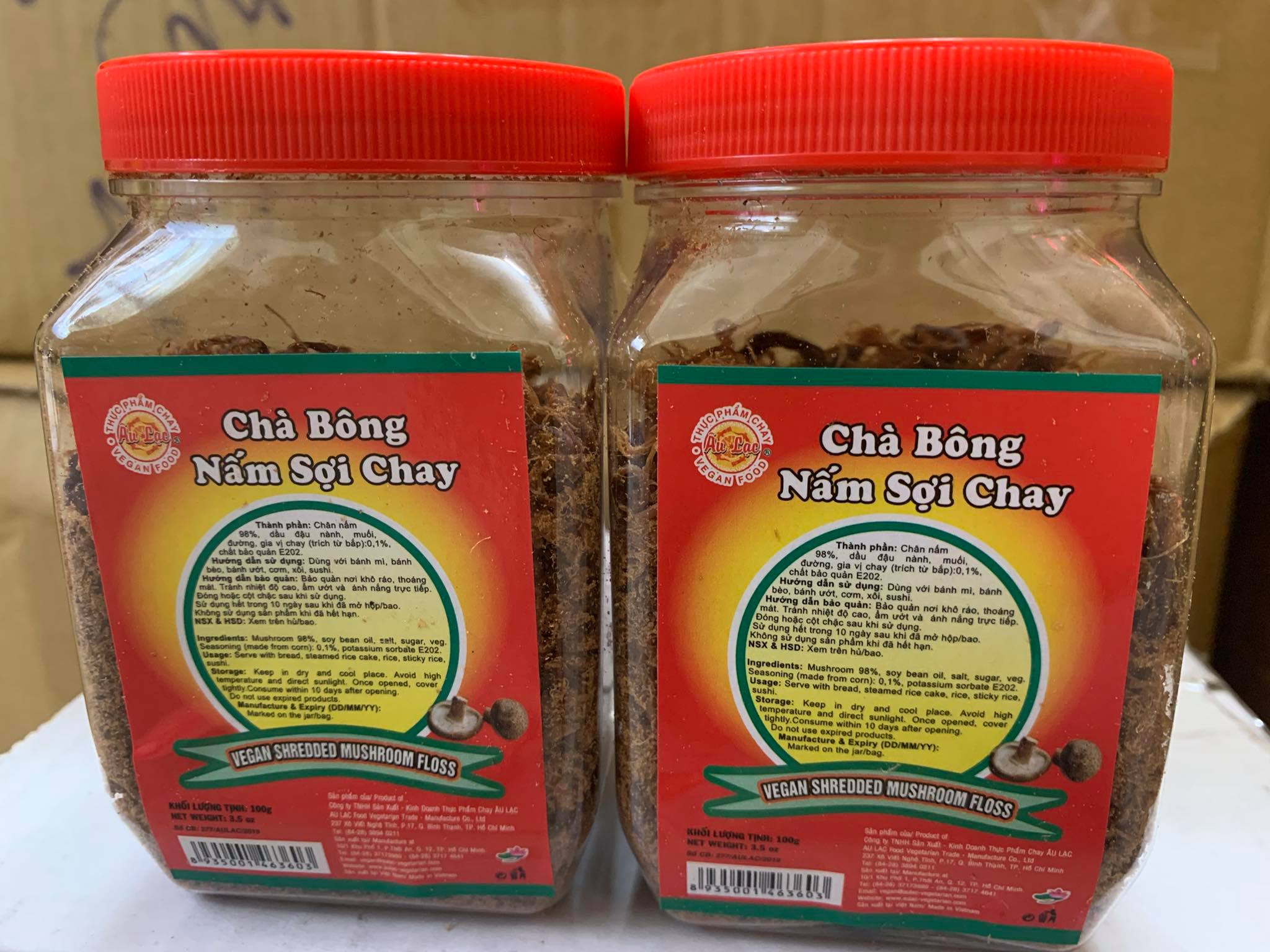Chà bông nấm sợi chay Âu Lạc