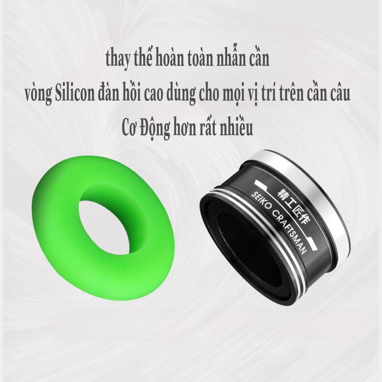 Phụ Kiện Vòng silicon thay nhẫn cần câu