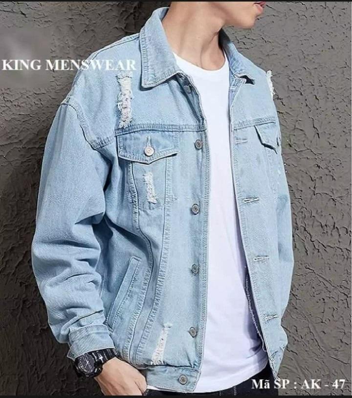 ÁO KHOÁC JEAN NAM RÁCH PHONG CÁCH MỚI CỰC ĐẸP 08/02
