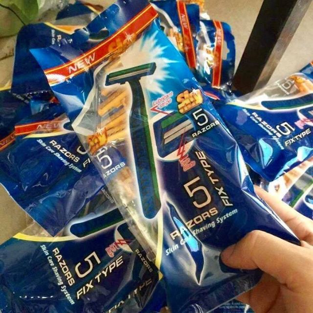 Bộ 5 Dao Cạo Râu Razors 2 Lưỡi