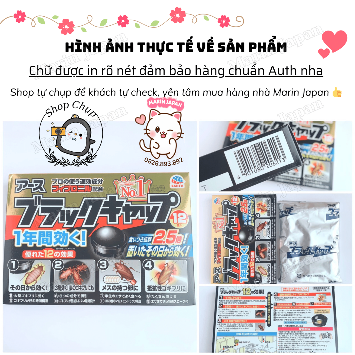 Hộp 12 Viên Diệt Gián Chuẩn Nhật Bản