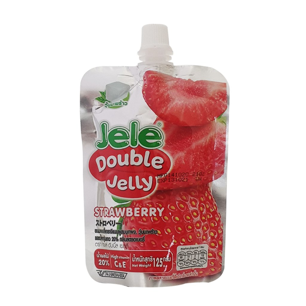 Nước thạch Jele double jelly (new) Thái Lan HSD 7/2024