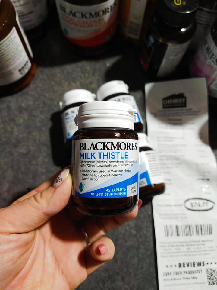 Gan Blackmores Milk Thistle 42 viên