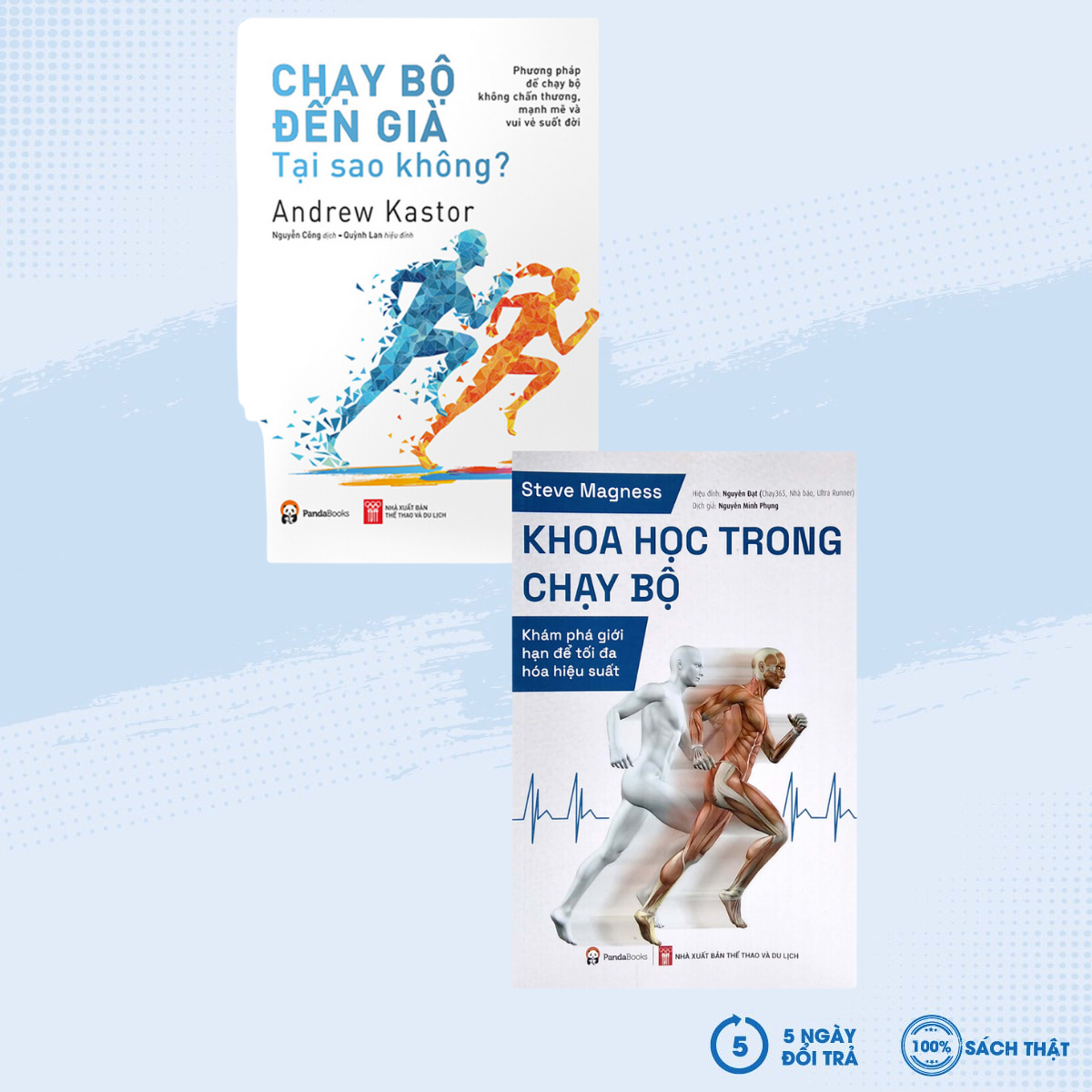 Sách – combo khoa học trong chạy bộ - khám phá giới hạn để tối đa hóa hiệu suất + chạy bộ đến già tại sao không? – newshop