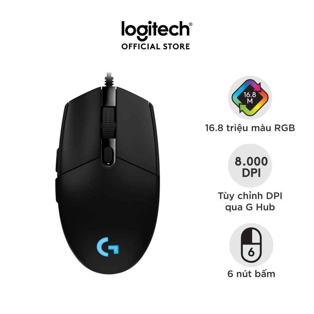Chuột game Logitech G102 Gen 2 Lightsync