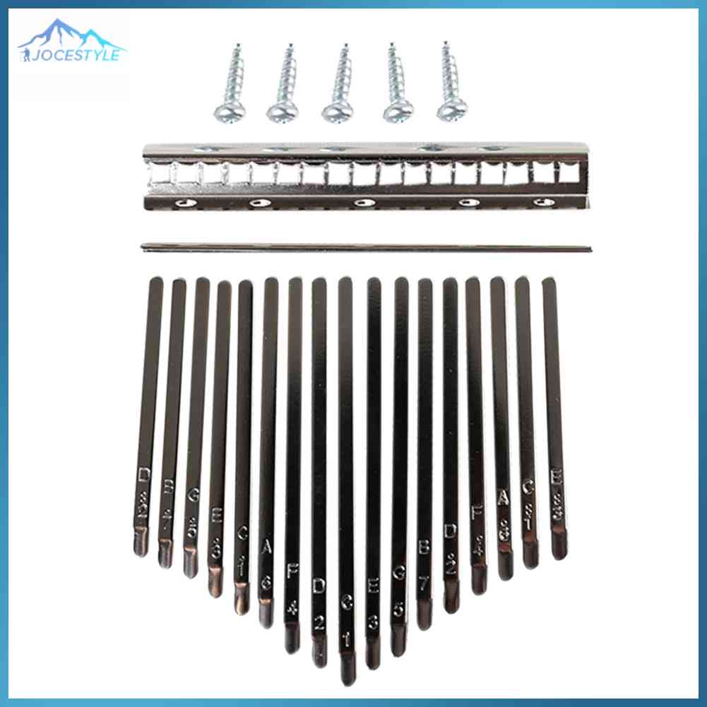 Kalimba Key Thumb Piano 17 Keys with Screw for Kalimba DIY Replacement Part