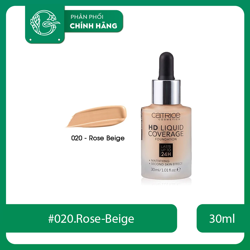 Kem nền trang điểm Catrice HD Liquid Coverage Foundation 30ml