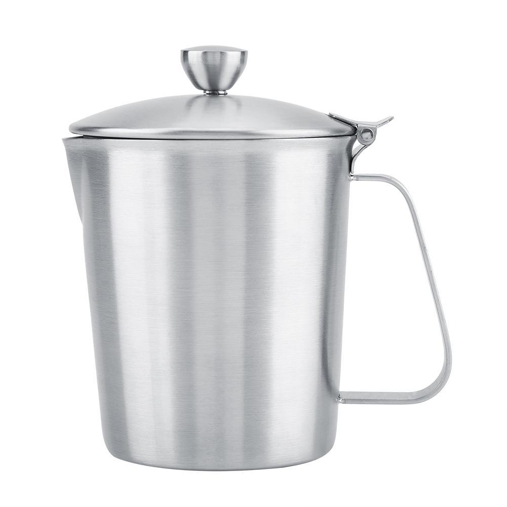 Ca inox 2000 ml chia vạch có nắp