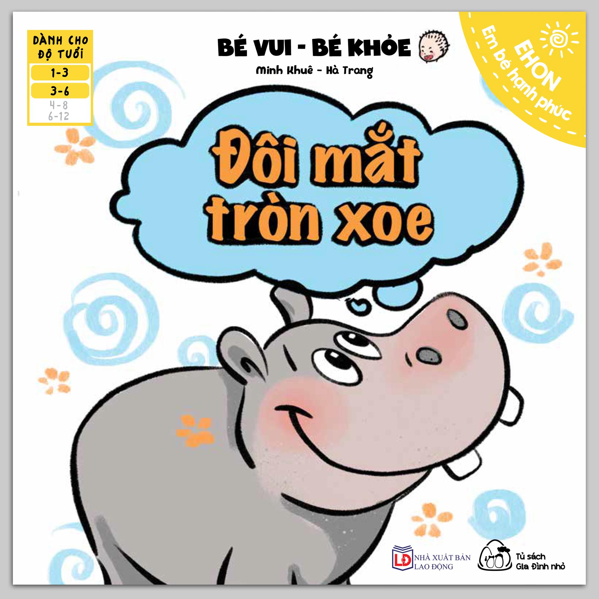 Sách - ehon bé vui - bé khỏe - đôi mắt tròn xoe