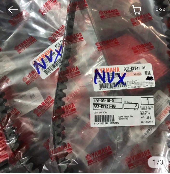 Dây curoa xe NVX ZIN hãng Yamaha