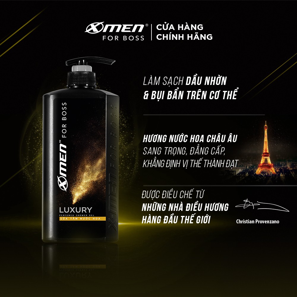 Dầu gội XMen for Boss Luxury 650g