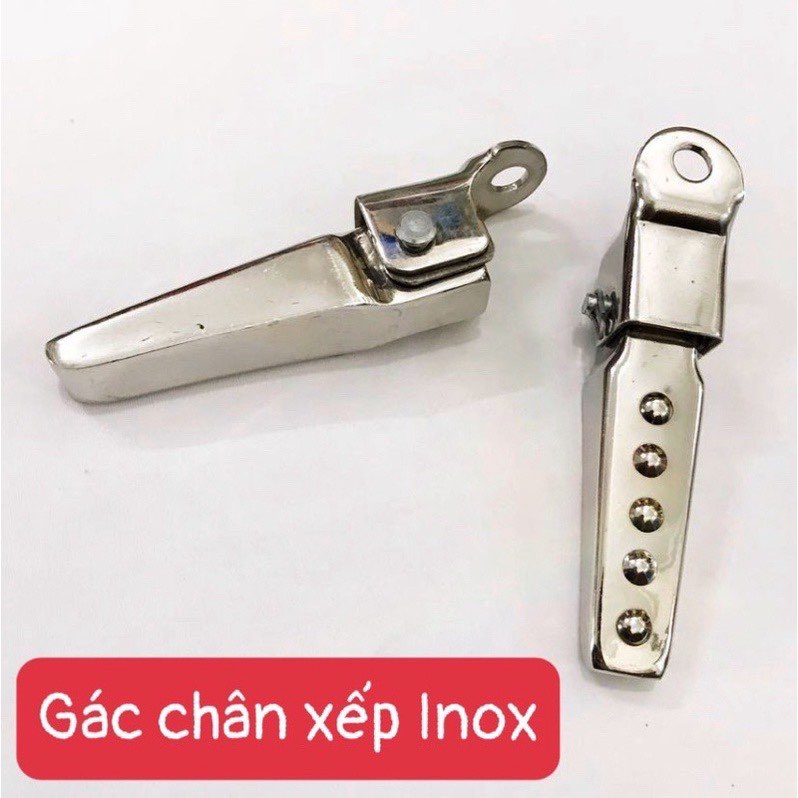 GÁC CHÂN SAU INOX CUB 125