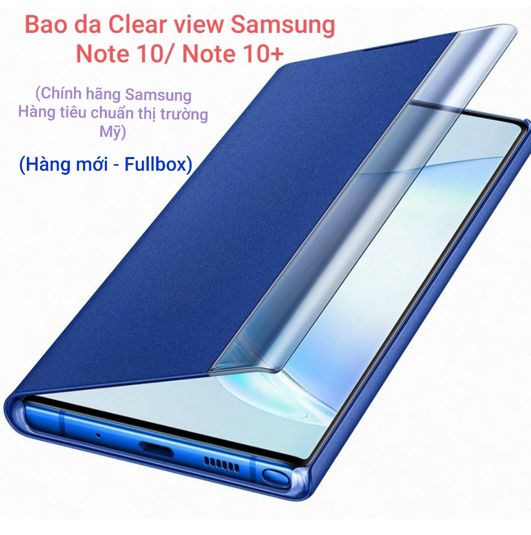 [HCM]Bao da Clear View Samsung Note 10