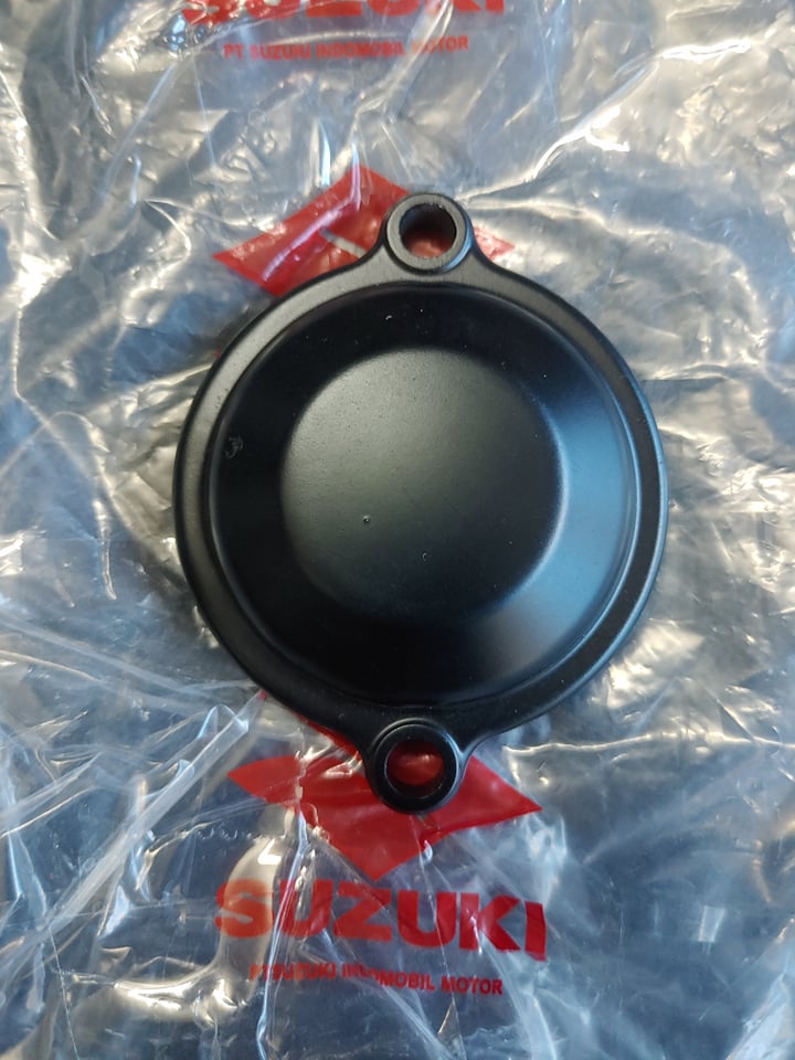 Nắp lọc nhớt Suzuki Satria Fi Raider Fi chính hãng Indonesia ACR DOHC shop