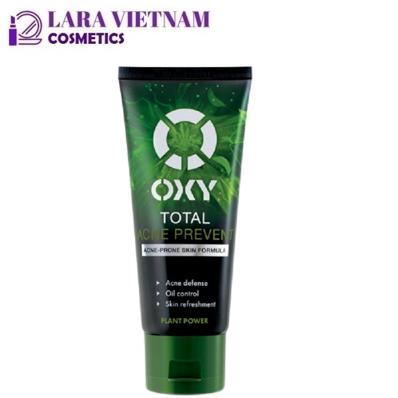 Kem rửa mặt ngừa mụn kiểm soát nhờn OXY Total Acne Prevent 100g