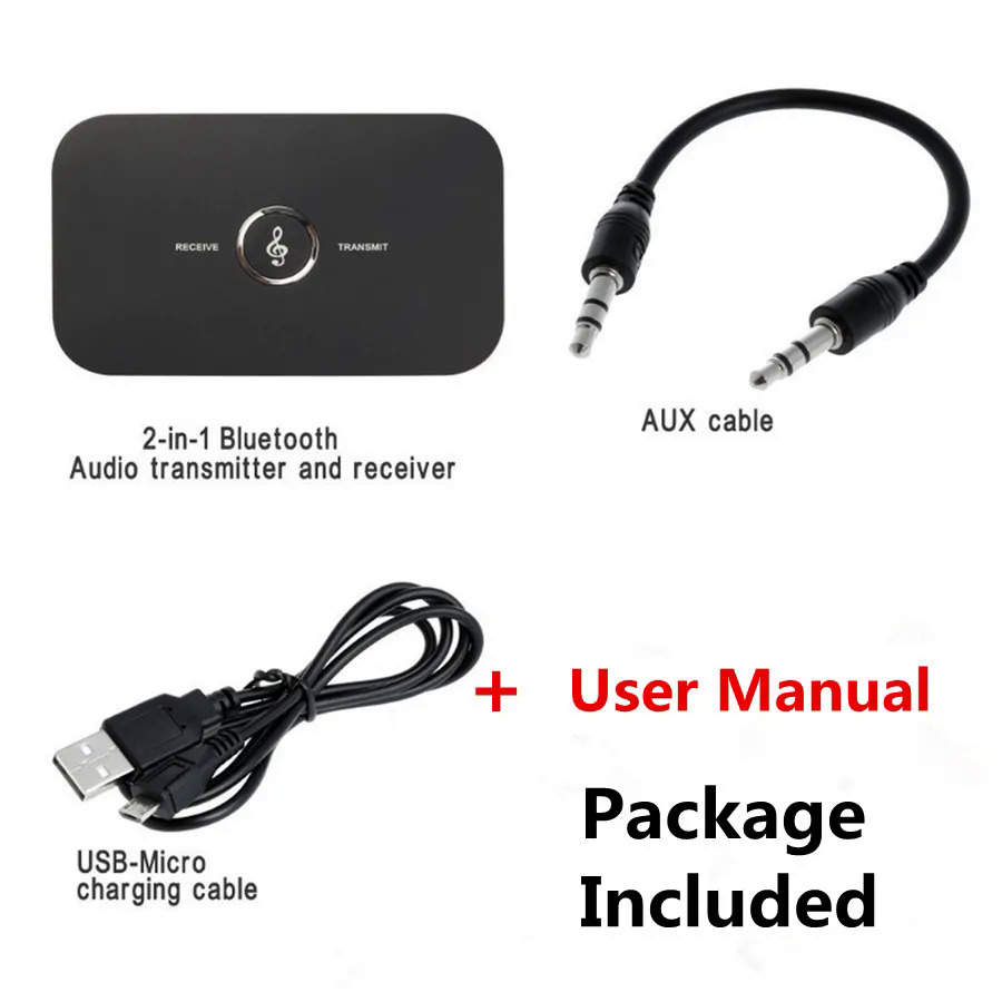 B6 bluetooth 5.0 âm thanh transmitter receiver adapter không dây usb dongle 3.5mm aux rca cho tv pc tai nghe nhà stereo âm thanh xe hơi âm thanh