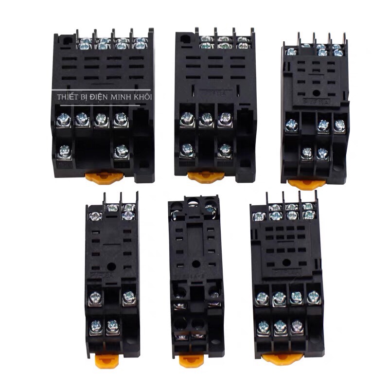 Đế rơ le timer thời gian, đế relay trung gian socket relay,, đế rơle