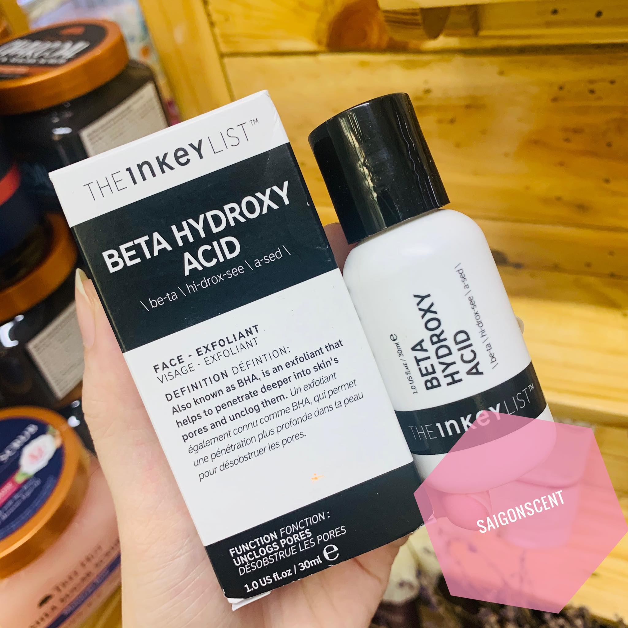 [HCM][Saigon Scent] Dung dịch tẩy tế bào chết The Inkey List BHA Exfoliant ( 30mL )