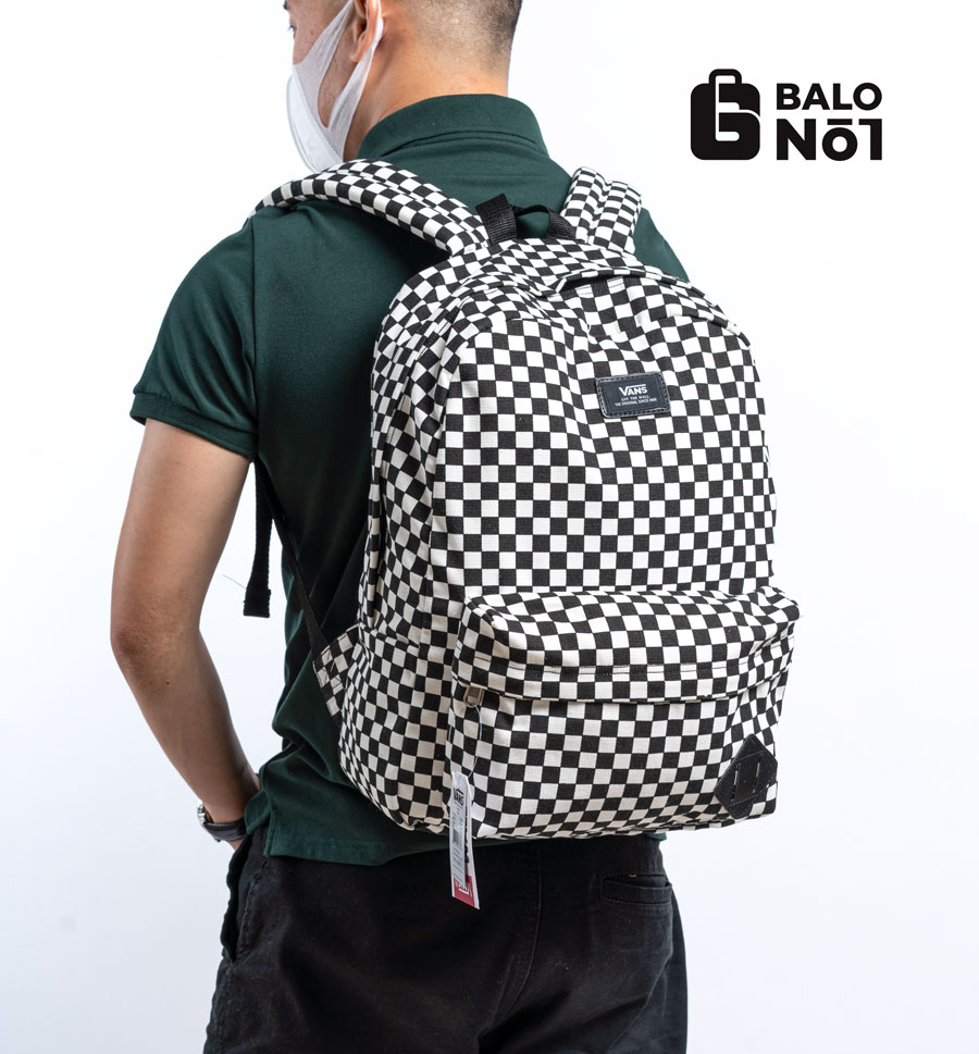 Balo Cao Cấp Van.s Old Skool Black/White Checkerboard