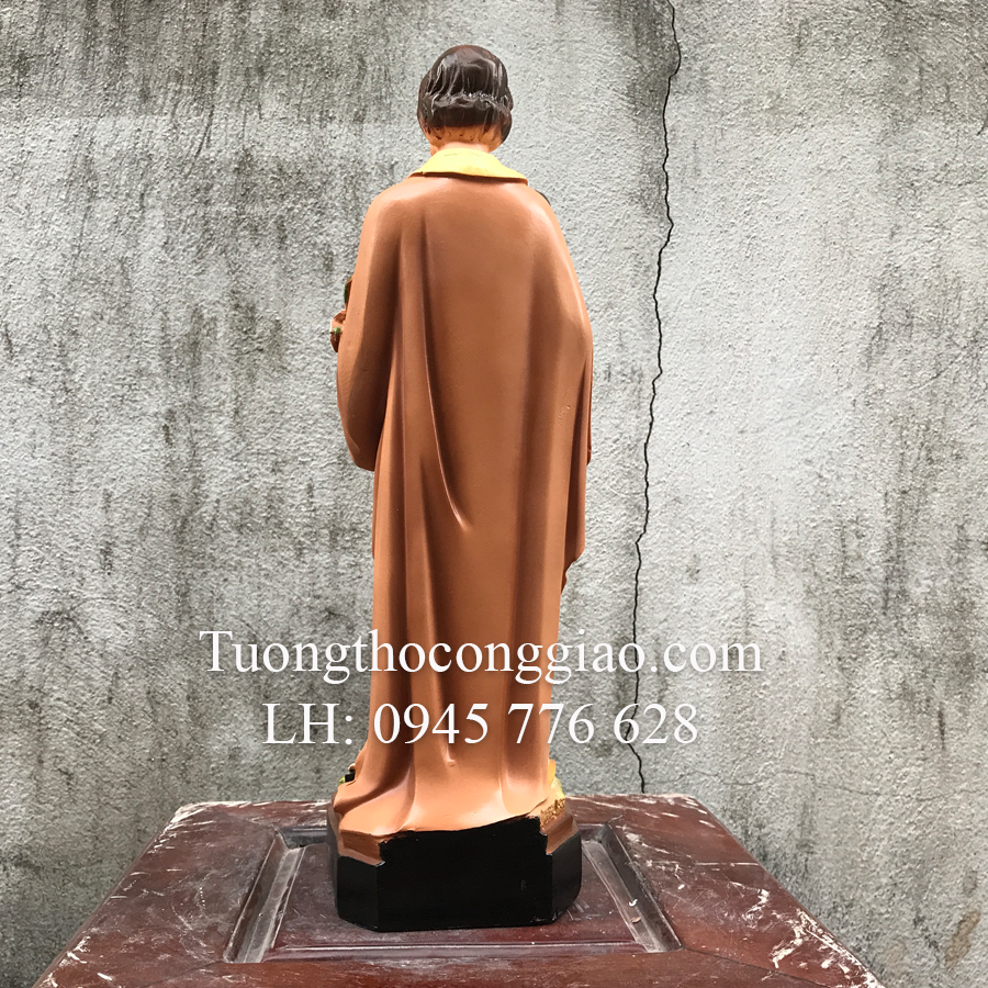 Tượng Thánh Giuse Bế Chúa Con 40cm (Thánh Giuse Bế)