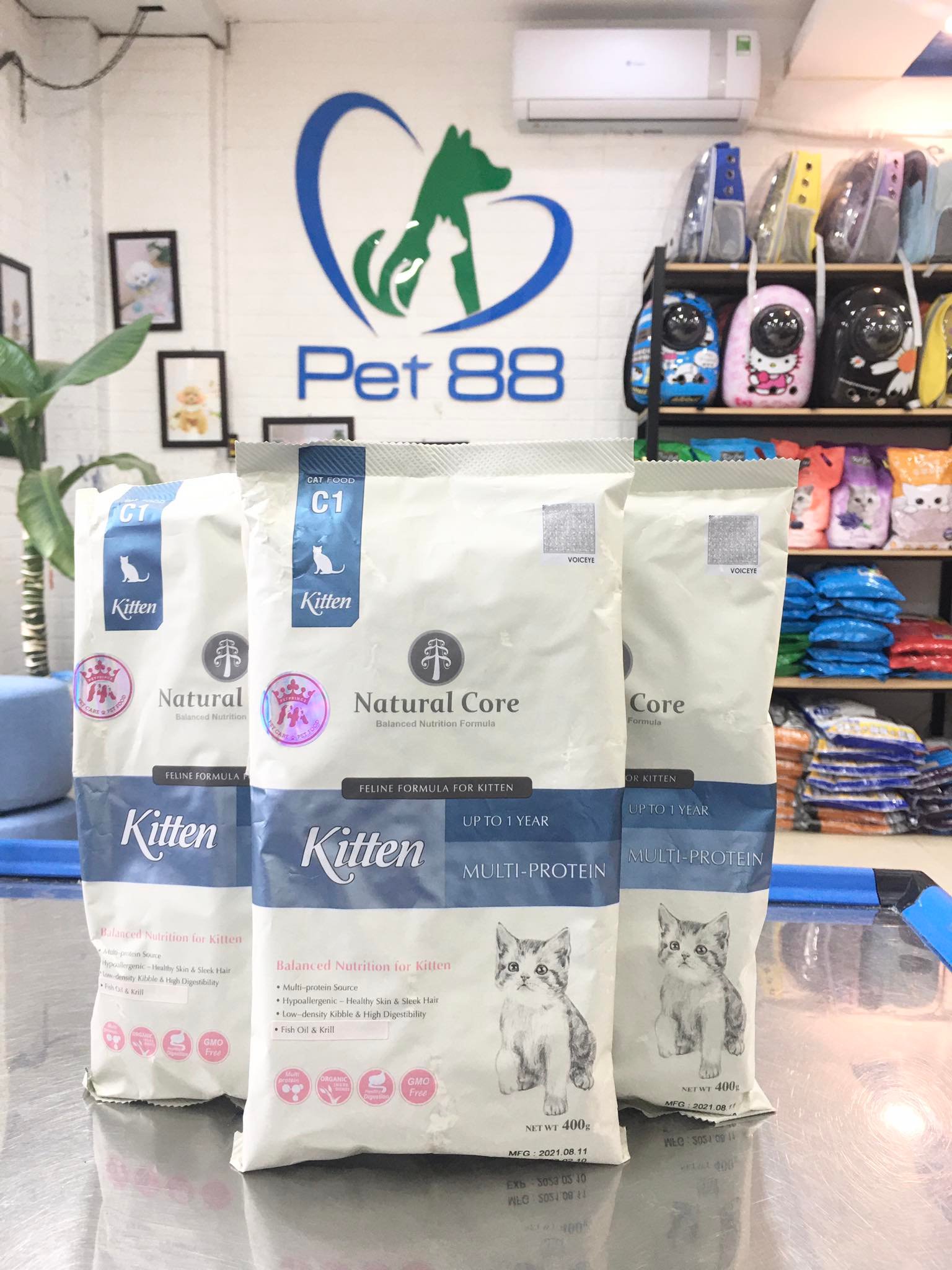 Thức ăn cho mèo con Natural core kitten 400g