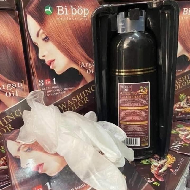 Dầu Gội nâu tóc thảo dược Bibop Dùng cho mọi lứa tuổi