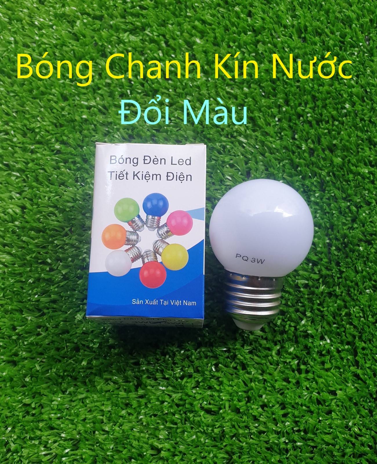 Bóng Led Chanh Đổi Màu Kín Nước Ngoài Trời