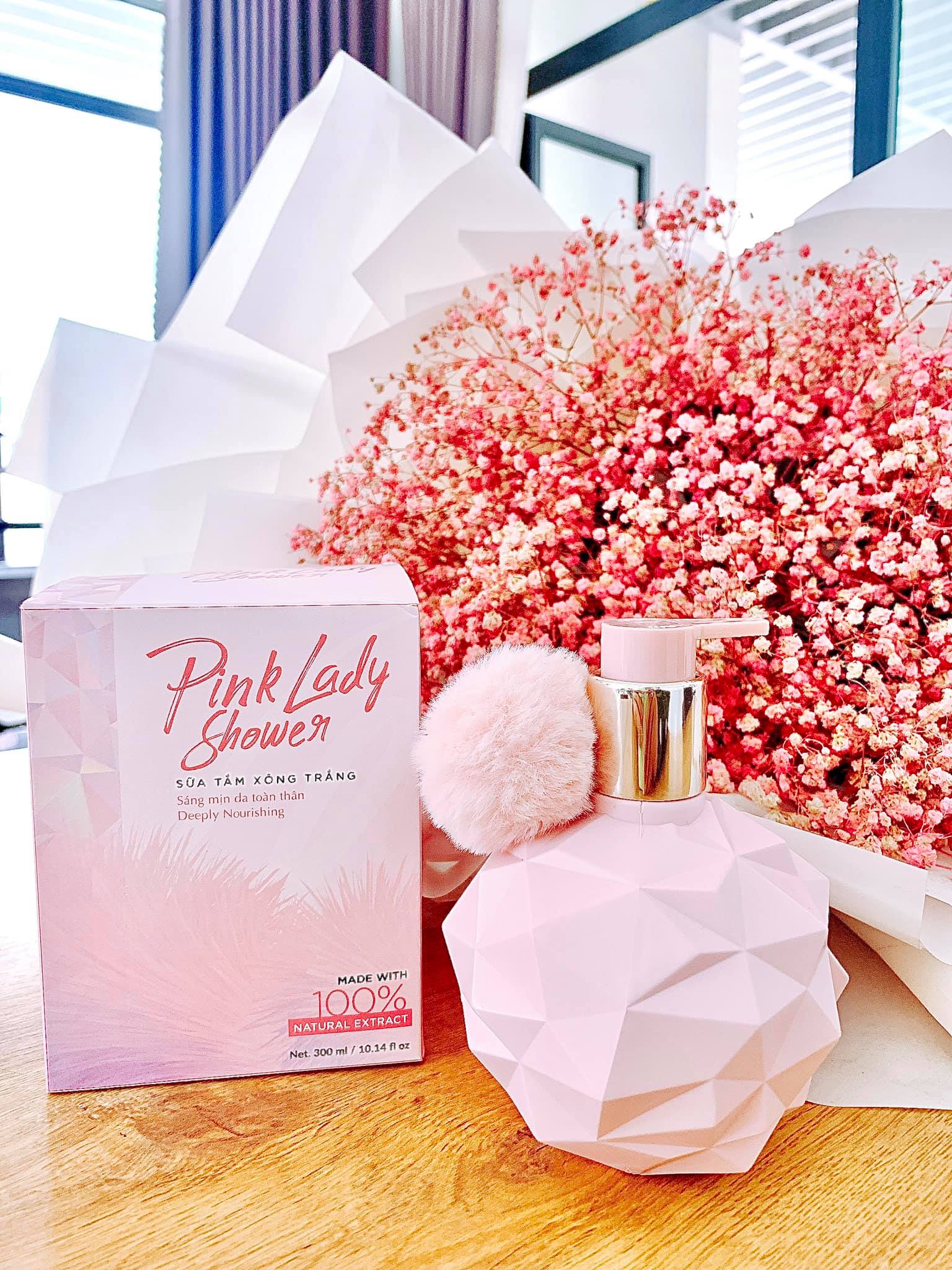 Sữa tắm xông trắng Pink Lady Qlady
