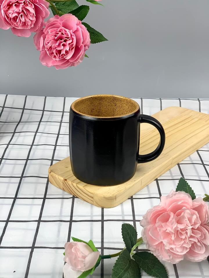 Ca cốc dáng trụ 330ml- ly tách cà phê trà- gốm sứ bát tràng