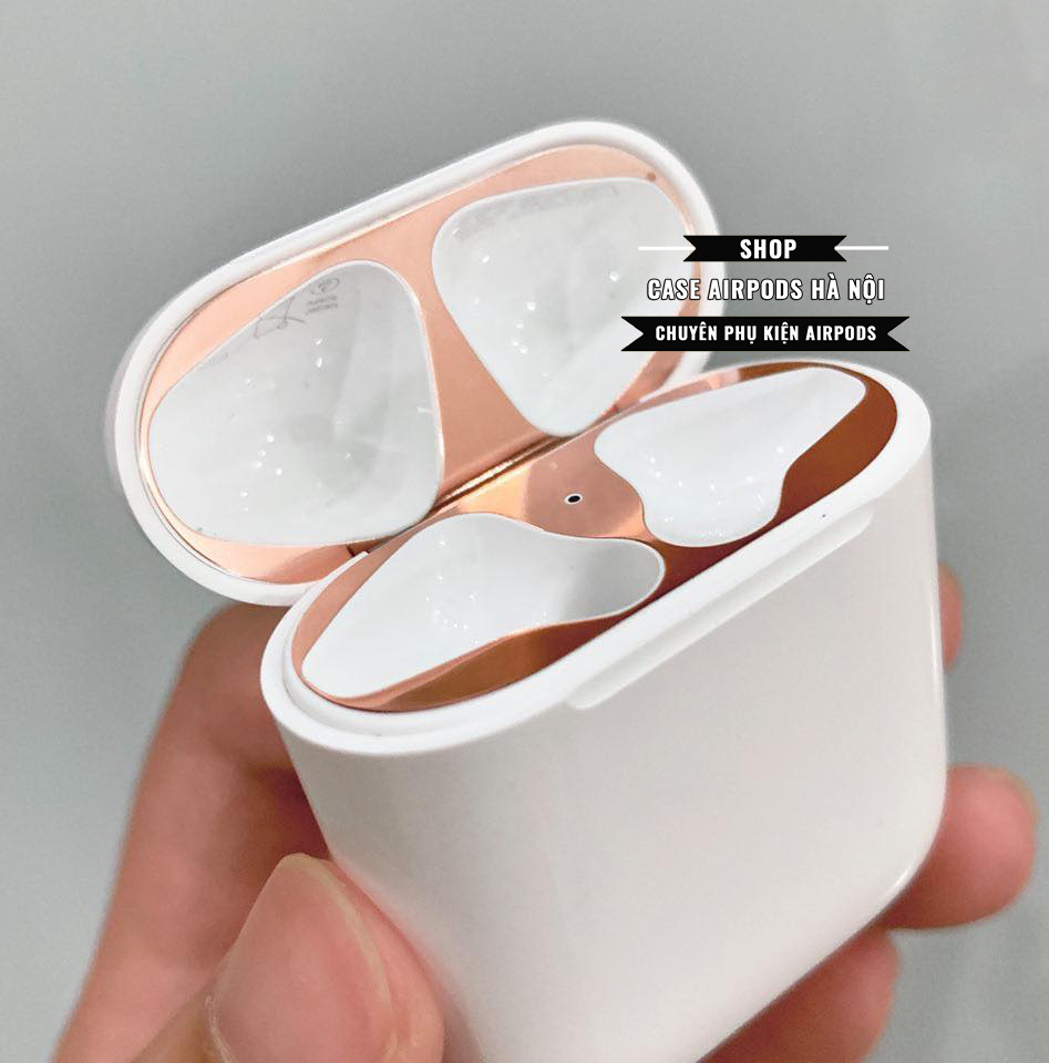Miếng dán skin chống bụi cho case Airpods 1/2/3 ( Pro ) - PK082