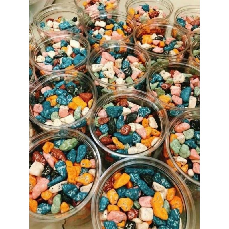 Kẹo sỏi đá nhân SOCOLA Lon 100g, 250g, 500gr (tặng 1 khẩu trang )
