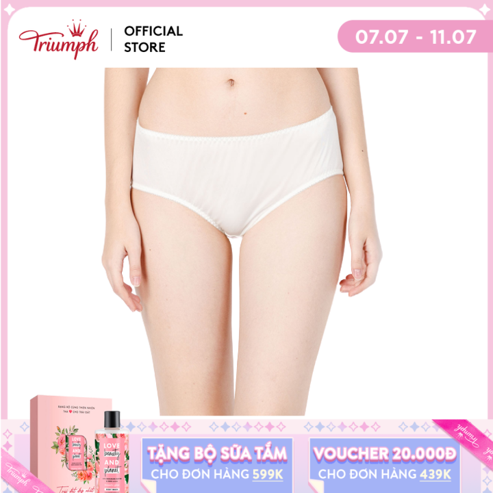 [Voucher 20K + Quà Sữa tắm cho đơn 699K từ 7.7-11.7] Quần lót trơn Triumph Diva Blissy 09 Midi GT