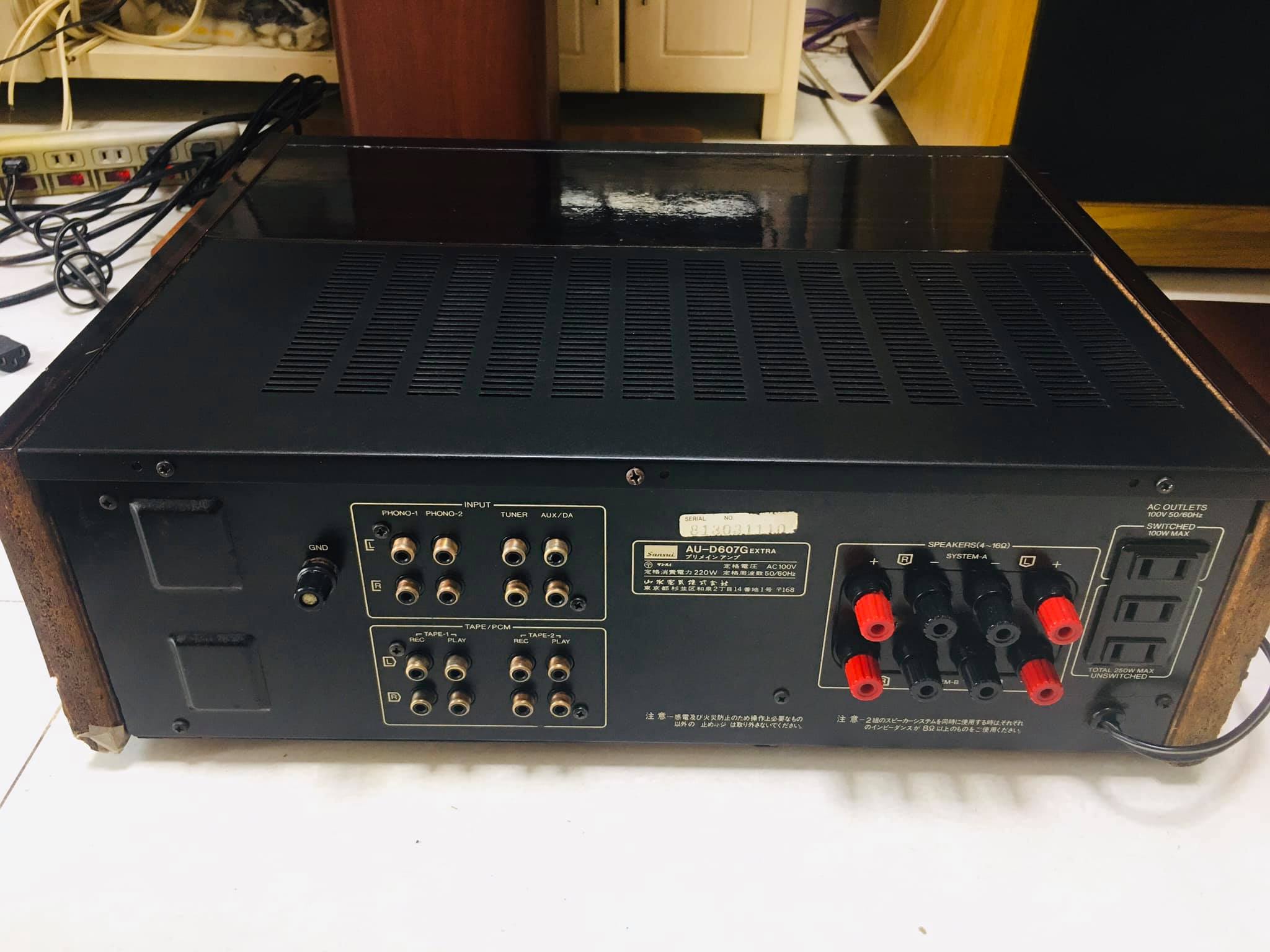 Amply Sansui AU D607G Extra