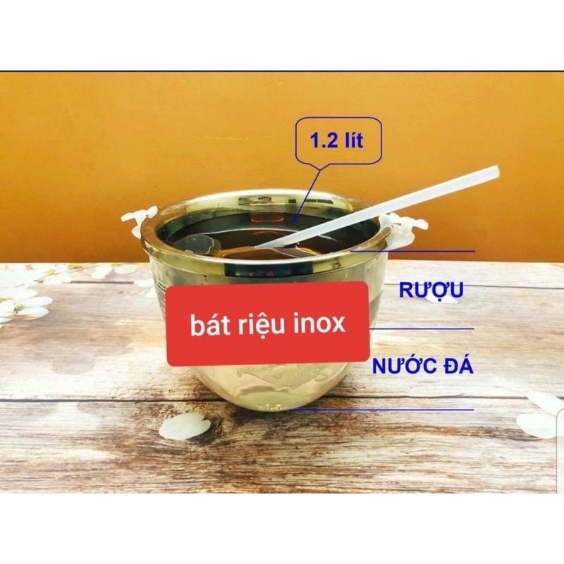 ( Loại dày) Bát ướp lạnh đồ uống inox, bát ướp lạnh hoa quả