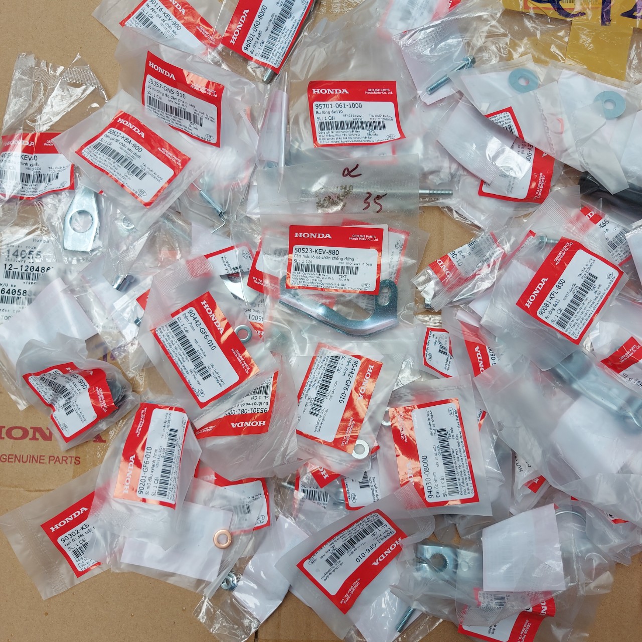 Bộ ốc wase anpha cũ 120 chi tiết zin