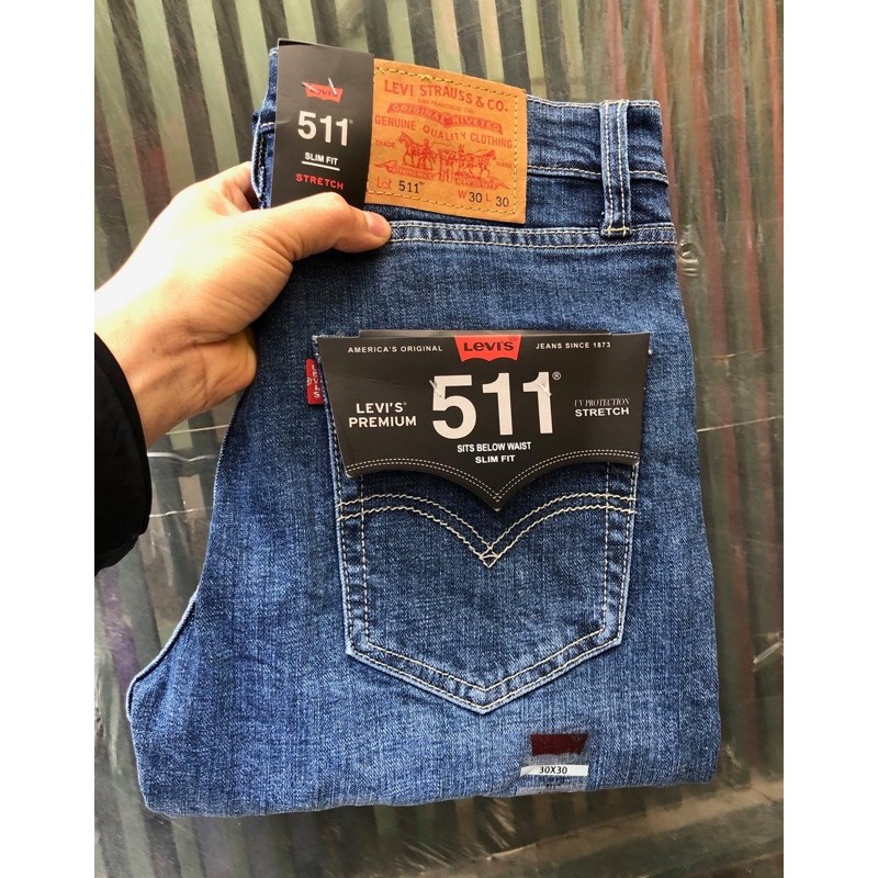 Hcm]Quần Jean Nam Hàng Xuất - Xanh Jean 01-Slimfit - Jean Co Giãn |  Lazada.Vn