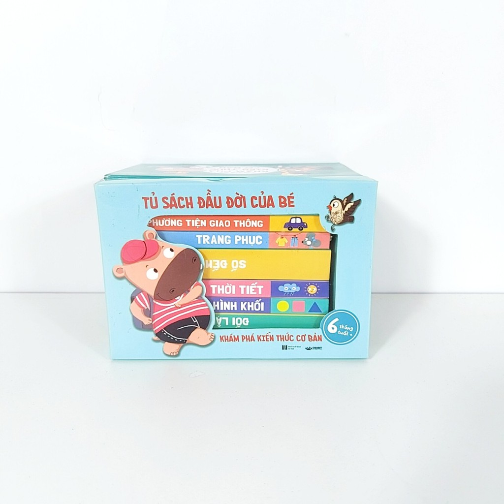Sách - Tủ sách đầu đời cho bé 6 cuốn ( dành cho bé 6 tháng tuổi)