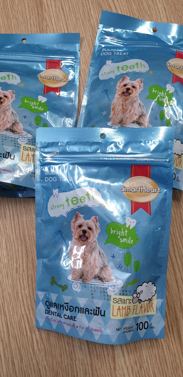 [GIẢM NGAY 25%] BÁNH THƯỞNG Snack SmartHeart Cho Chó Mọi Lứa Tuổi (100g)