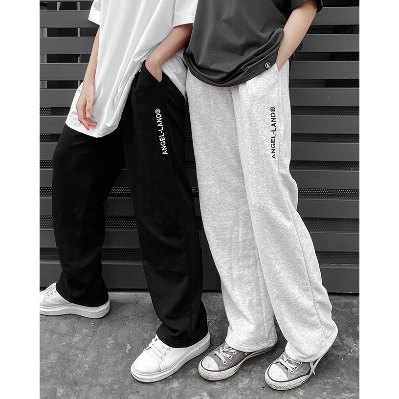 Quần Angel-Land Logo Basic-Black