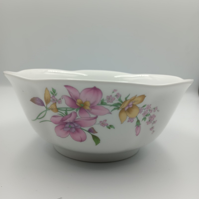 Tô canh hoa dây tím 17,4 cm SỨ Chuan Kuo cao cấp