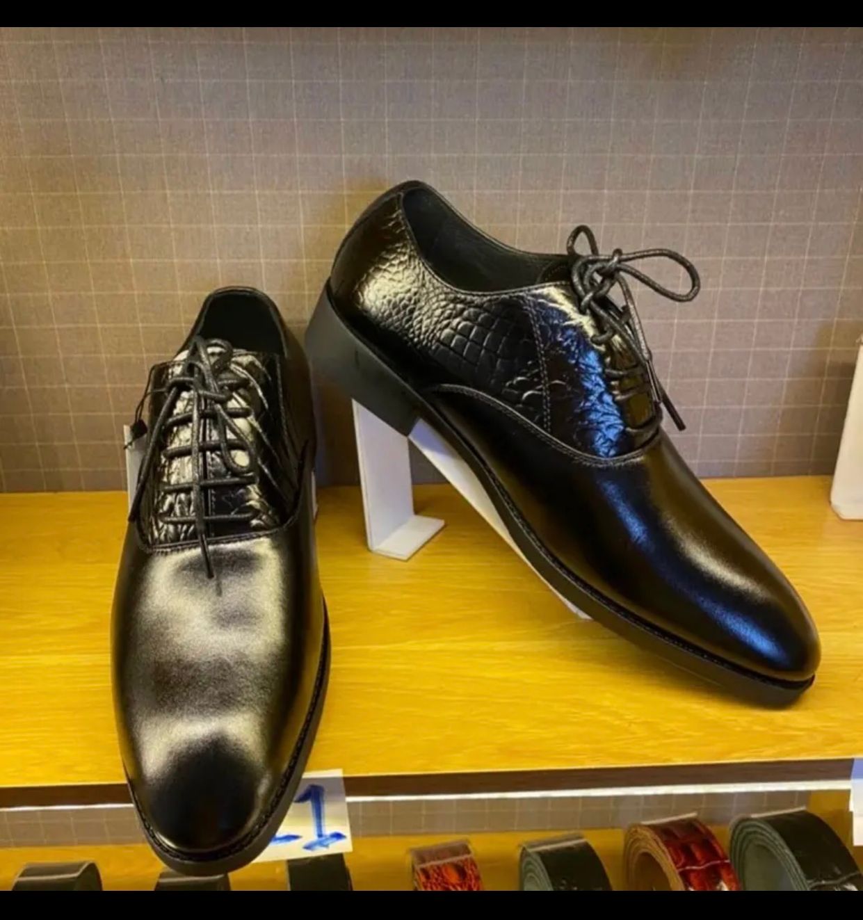 Giày Buộc Dây OXFORD Da Bò Thật - Phong Cách CLASSIC Công Sở Basic