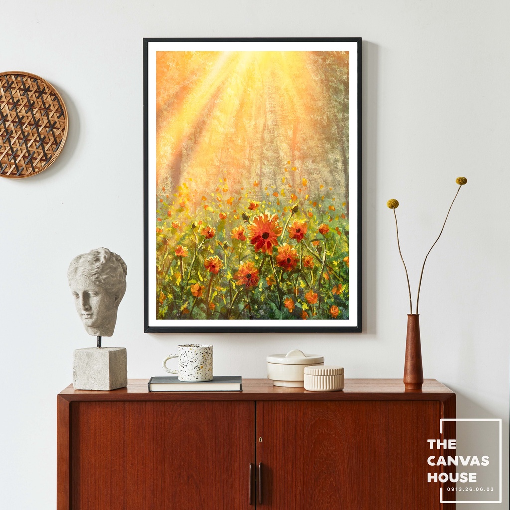 Tranh canvas claude monet cổ điển - the canvas house - l1cm