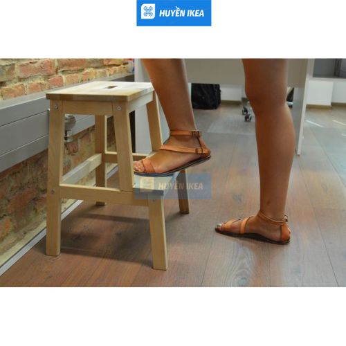 Ghế bậc thang gỗ rắn chắc IKEA BEKVAM