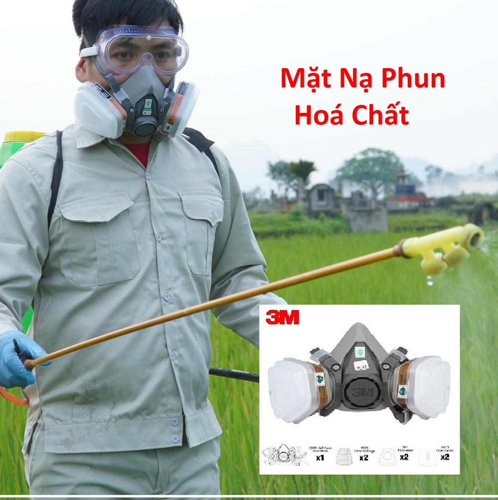 Mặt Nạ Phòng Độc 6200 Kèm Kính