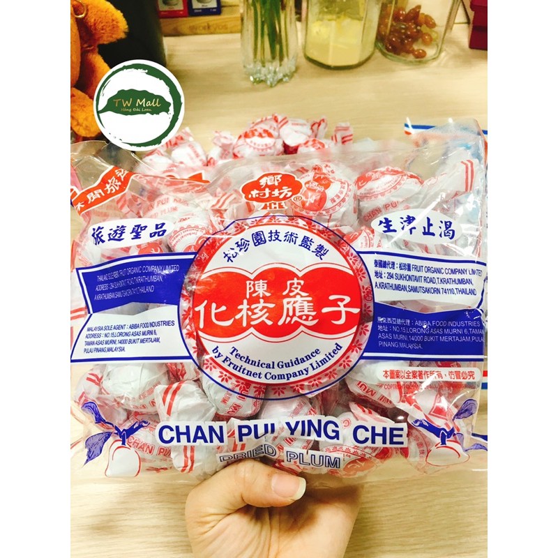 [HCM]TRẦN BÌ CHAN PUI MUI KHÔNG HẠT (ĐỎ)- TW Mall